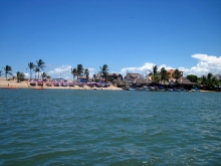 Barra, beach on the lagoon side